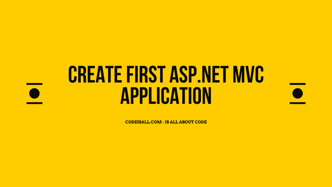 Create Asp Net Mvc Application Riset